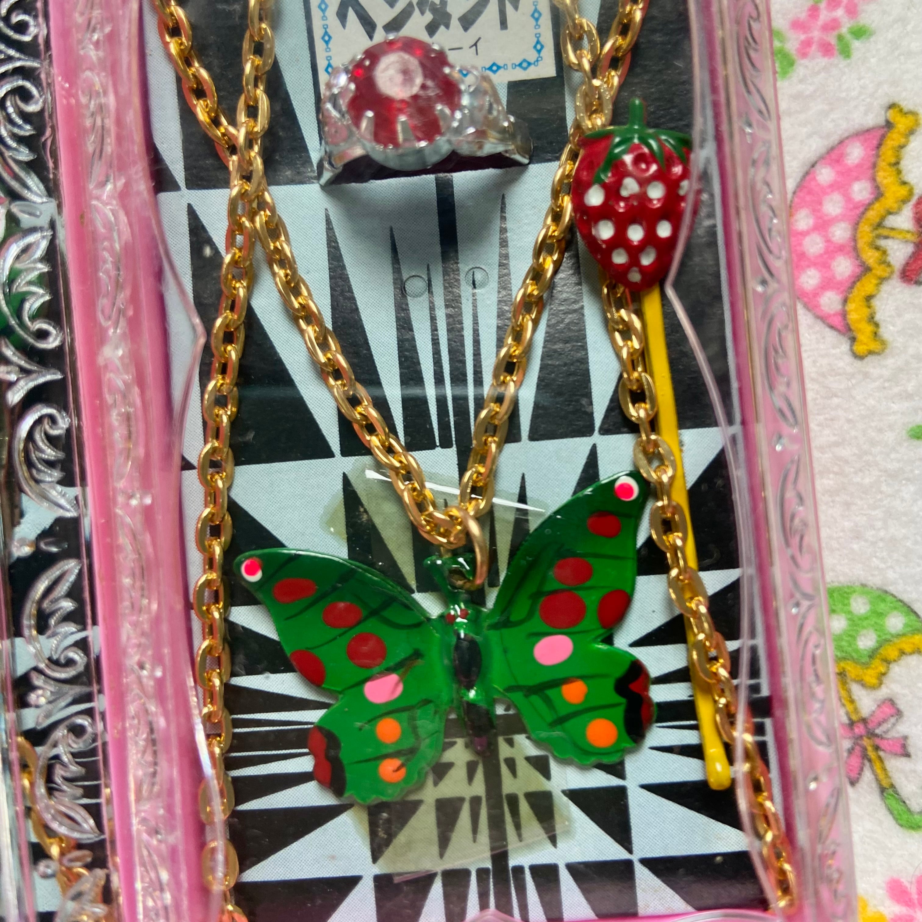 昭和レトロ☆大倉トーイ☆ペンダント☆乙女のアクセサリーセット