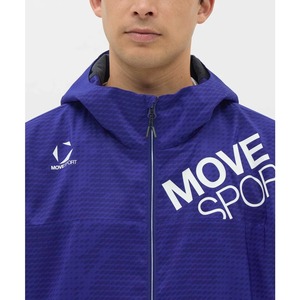 ムーブスポーツHEATNAVIブラッシュド 総柄フルジップフーディー[メンズ]ST5FWB30M デサント