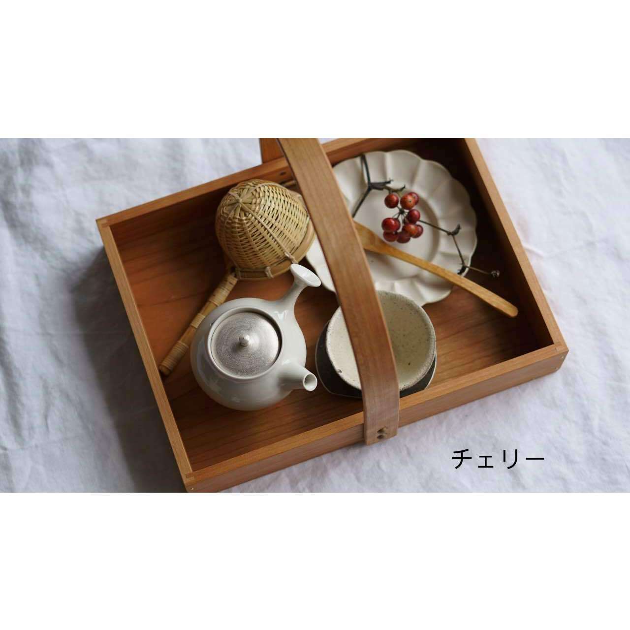 岡野達也】ワンハンドルトレー/【Okano Tatsuya】One-handle tray