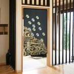 【受注生産】 のれん  寿亀万年 幅85ｘ丈150cm