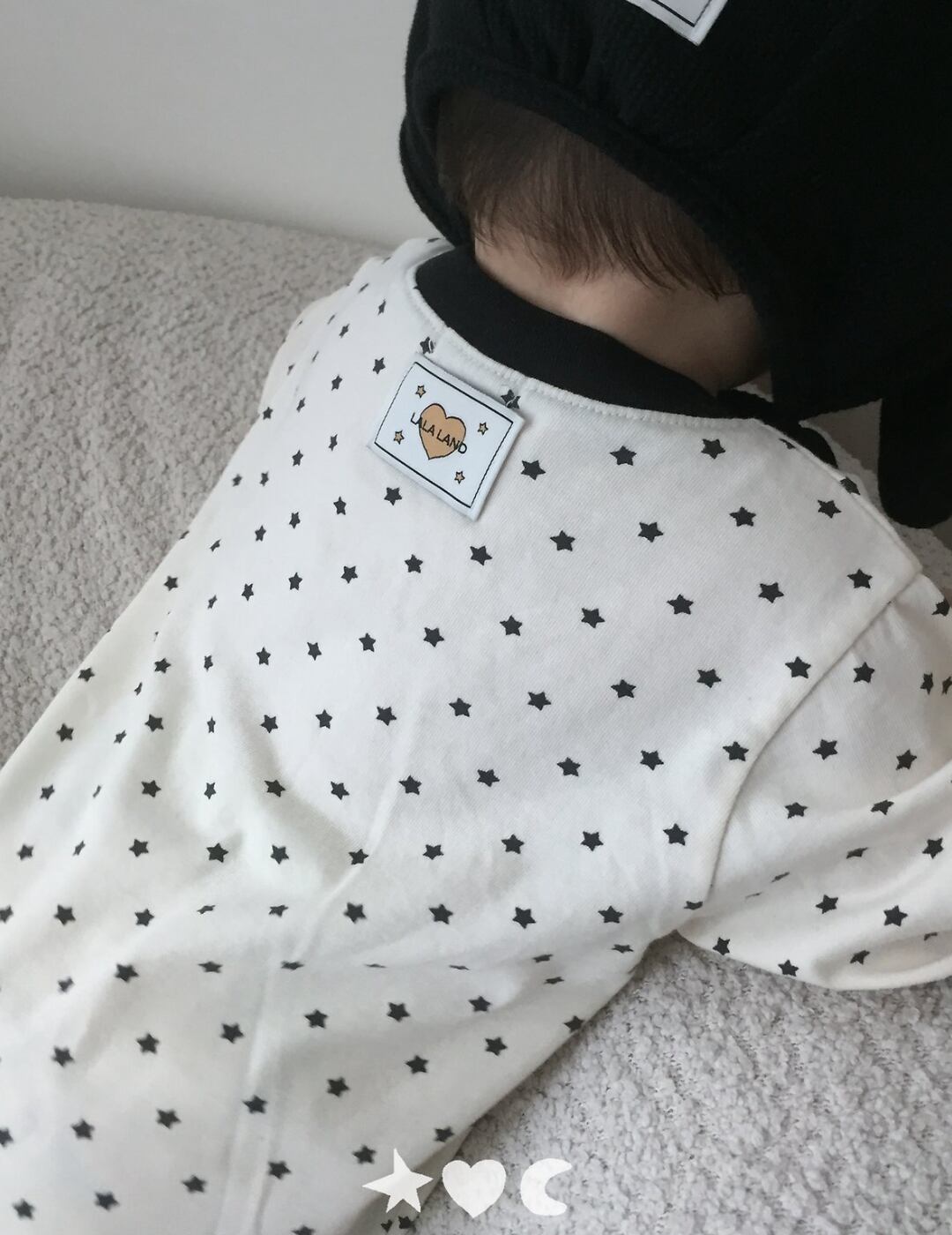 送料無料【予約】/  babyミックススターロンパース /lalaland