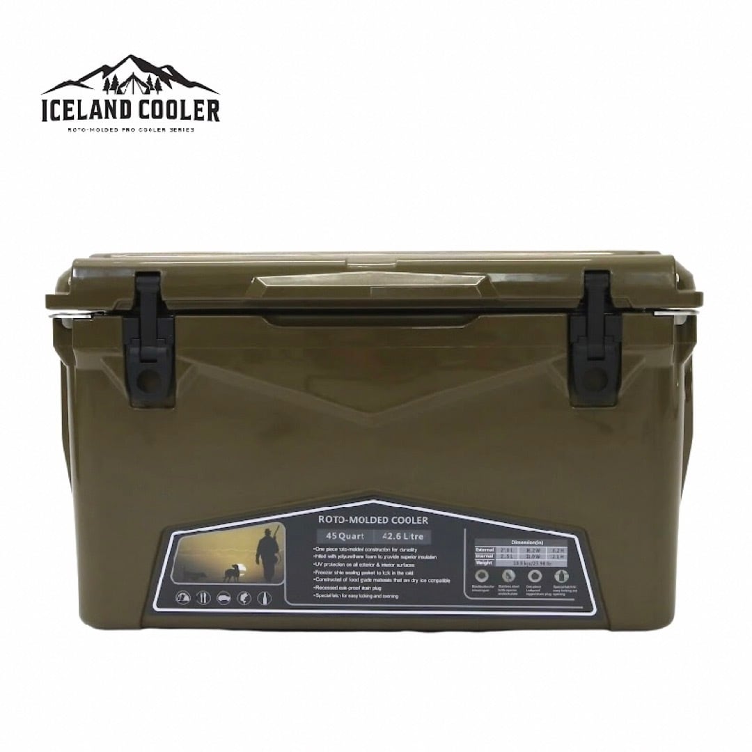 新品 アイスランドクーラー ICELAND cooler 45QT 20QTも有 Amazon | アイスランド クーラーボックス 45qt [デザートカモ