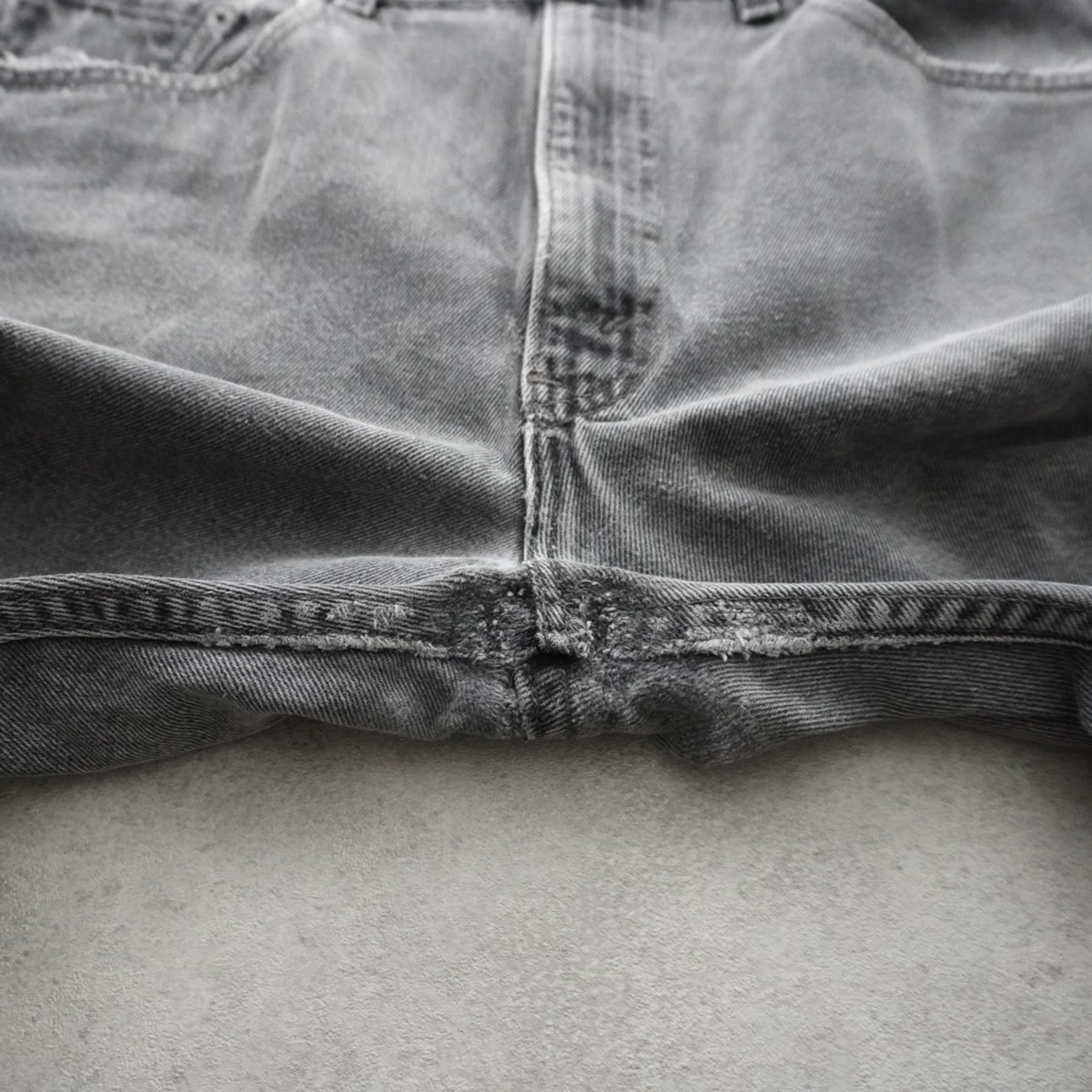 90s Levi's 505 black denim pants "made in USA" [W37L29相当] 古着 - 9