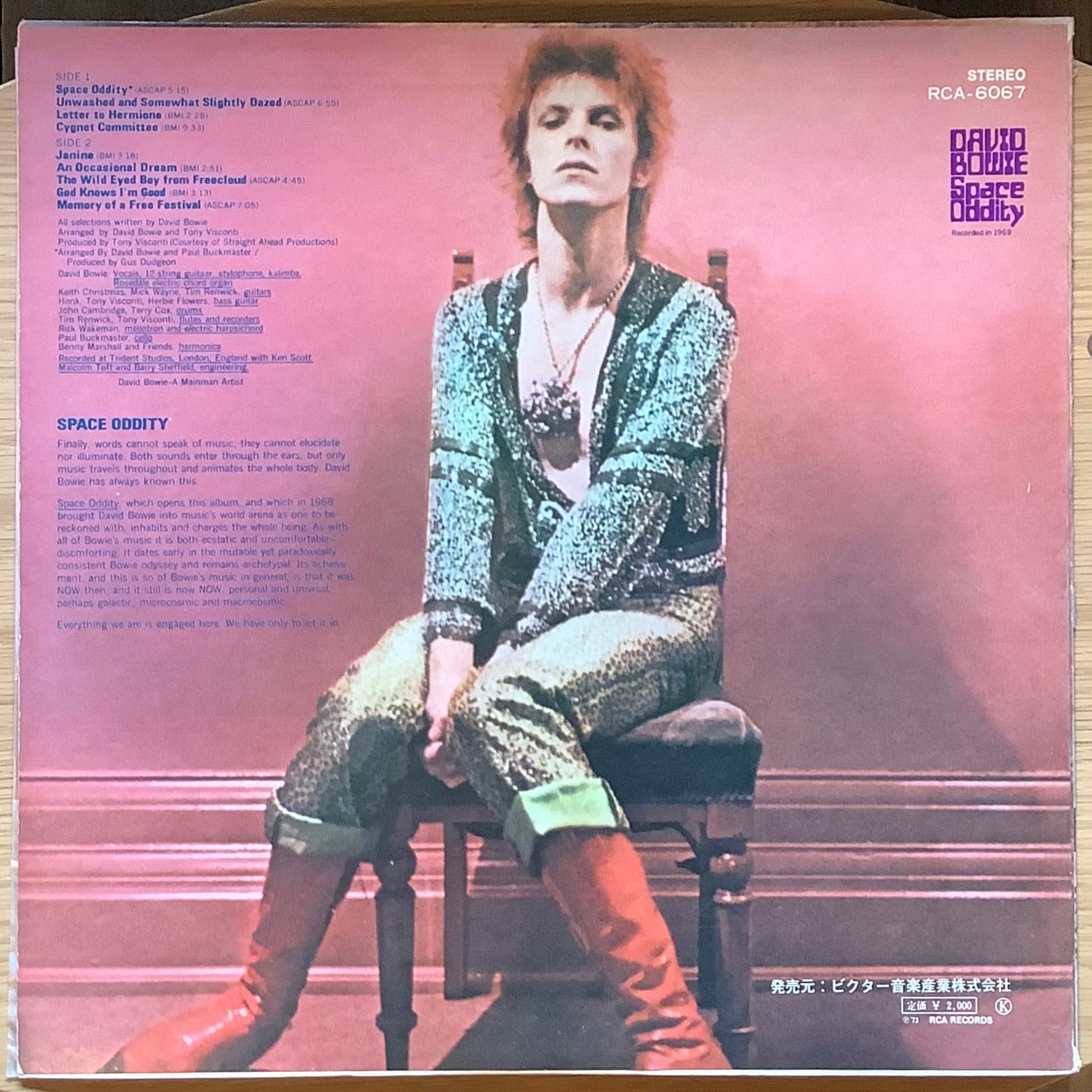 DAVID BOWIE / SPACE ODDITY | Plastic Soul Records