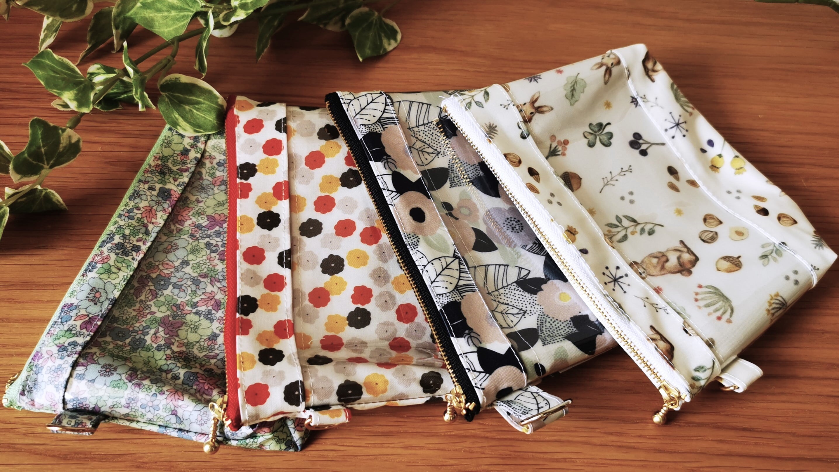 窓付きハンドメイドラミネートポーチ】 | cocorokei20