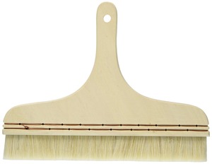 【特価処分】アサヒペン 壁紙 襖紙用 木柄カベ紙のりバケ 210mm No.972 コシがあり糊付けしやすい