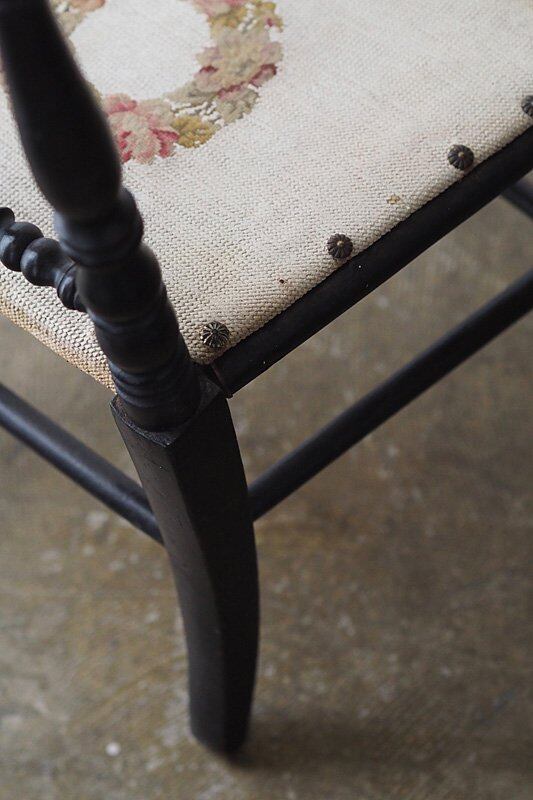 ステッチ座面 ドールチェア-antique doll chair | アンティーク