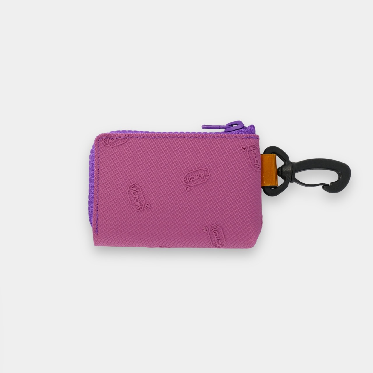 vibram card case (lavender×orange)
