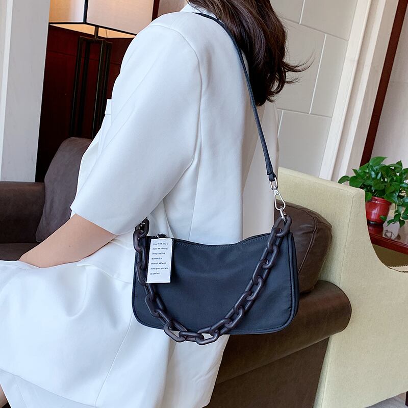 バッグ2020人気のニューウェーブサマーワイルドチェーンシングルショルダーメッセンジャーバッグinsファッション脇の下バッグ Tiancai_Wing_Bag7462347