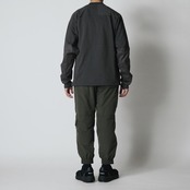 meanswhile  Split Yoke Sleeve L/S Tee  CHARCOAL