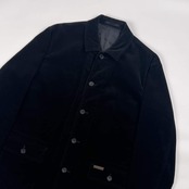 CROCODILE クロコダイル コーデュロイ ジャケット M/ブラック メンズ