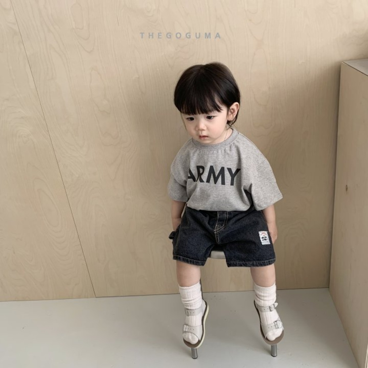 THE GOGUMA 26/SM ワイド5部デニムパンツ