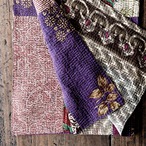 リサイクルサリーパッチワークマルチカバー(ハーフサイズ)/People Tree