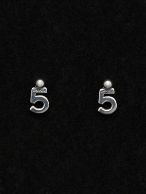 No.5 Pierced Earrings