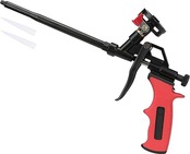 PITZO 発泡ガン 発泡ウレタンガン フォームガン 高耐久性、錆止め加工済みPU拡張 クリーナー不要発泡ガン コーキング・充填・封止用 (2本)