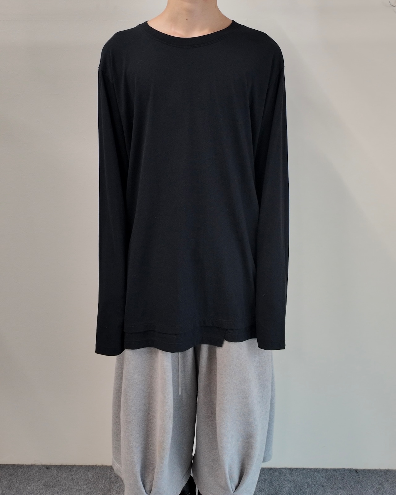 【The viridi-anne】over silhouette long sleeve T