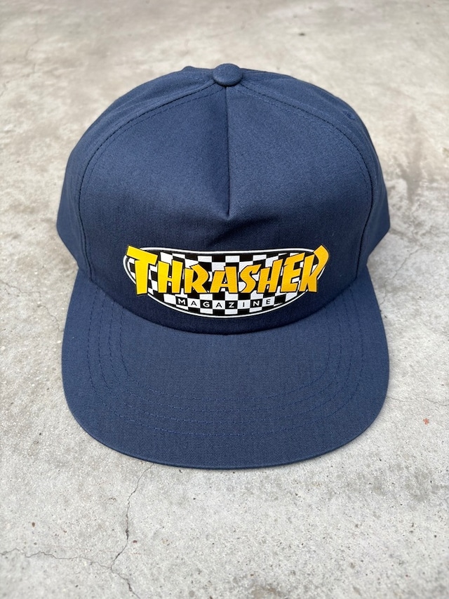 THRASHER / CHECKER LOGO TRACKER CAP / トラッカーキャップ / キャップ