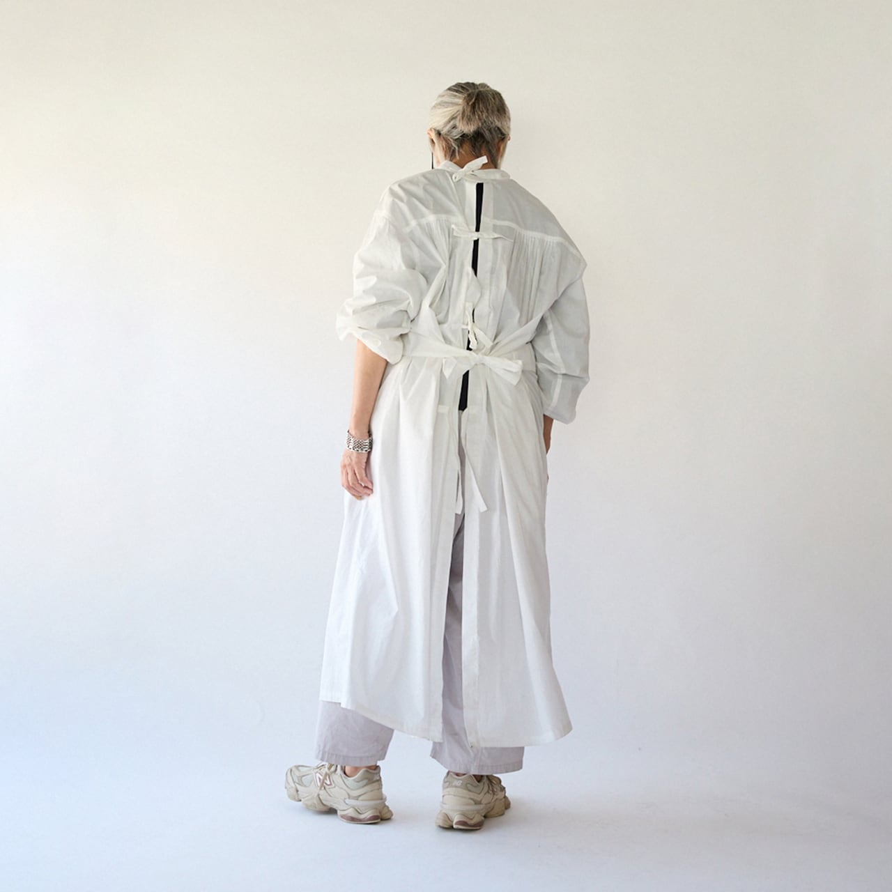 KAPPOU-GI (Ribbon type) / LIBERTY Solid (white) | エプロン商会