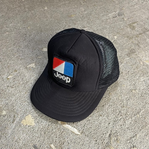 90s Jeep logo wappen mesh cap【仙台店】