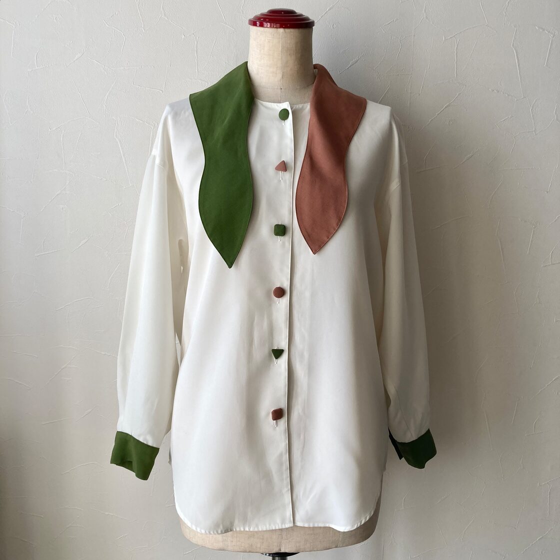 アートなブラウス 昭和レトロ 古着 used | PAY ID