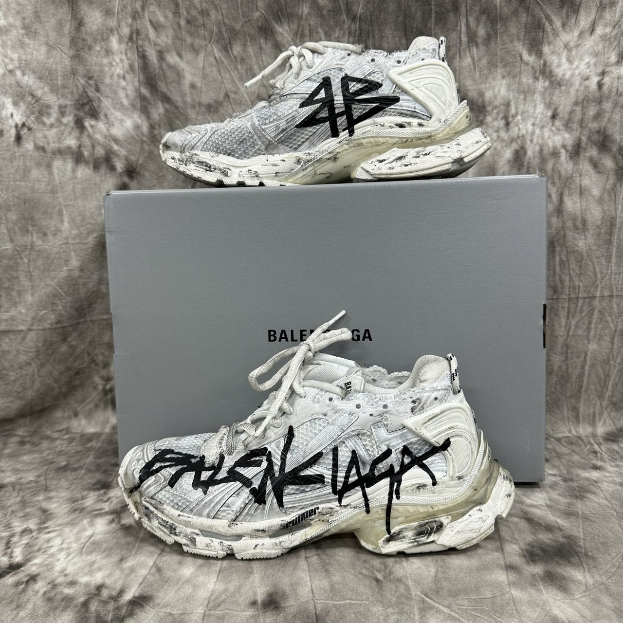 BALENCIAGA/バレンシアガ Runner/ランナー ユーズド加工 スニーカー 
