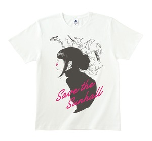 SAVE THE SUNHALL Tシャツ＜WHITE>