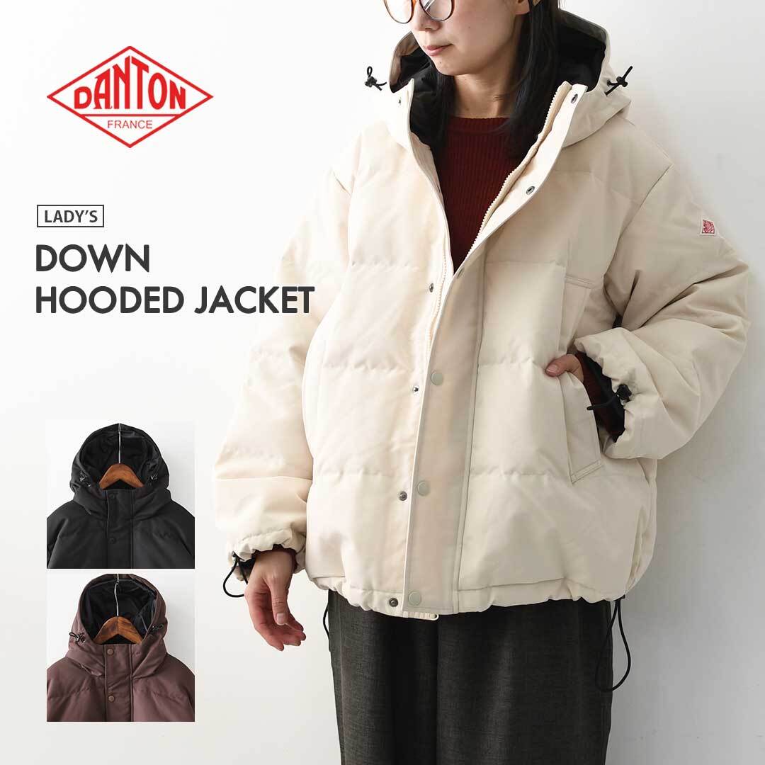 DANTON [ダントン] W DOWN HOODED JACKET [DT-A0008TPR] ポリエステル