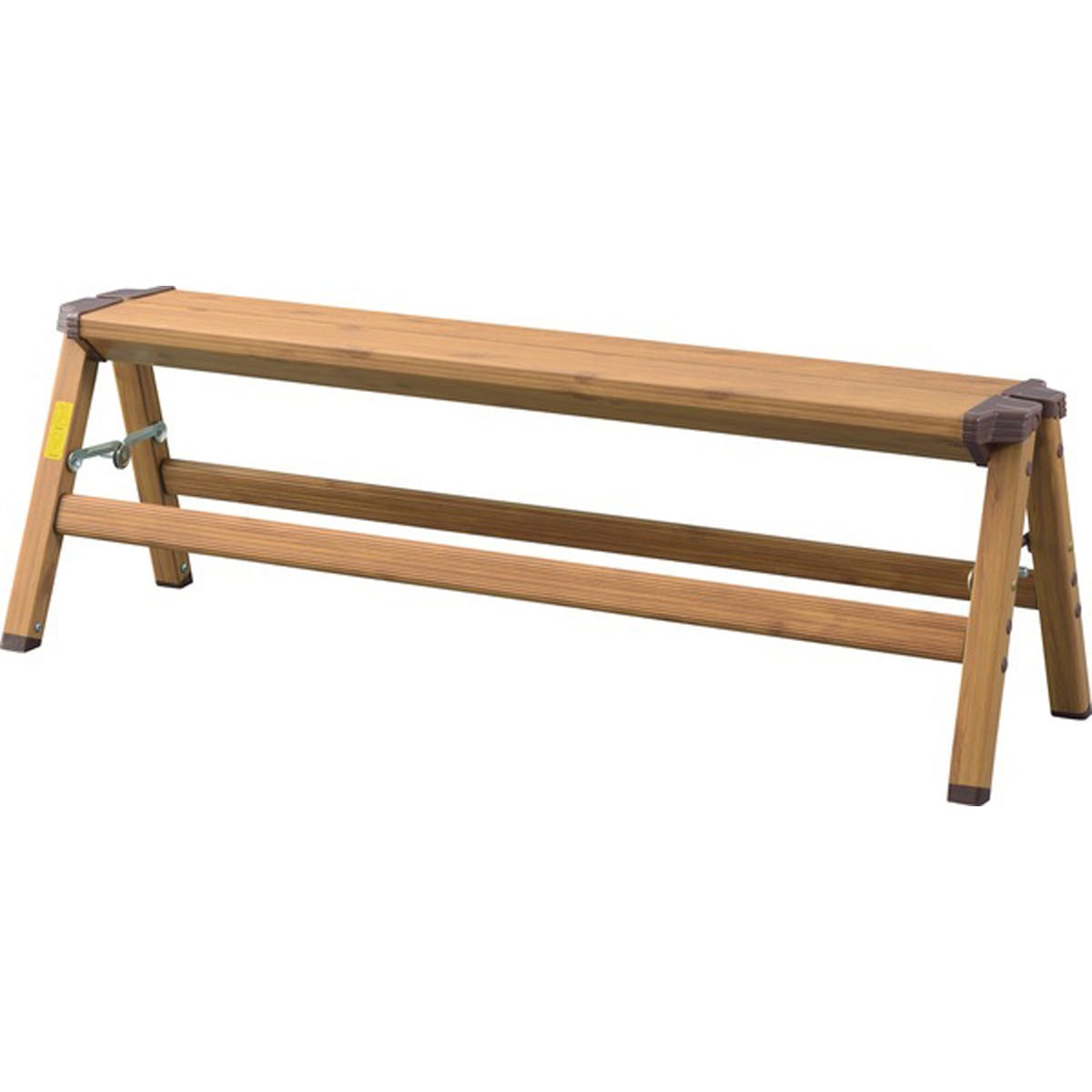 スツール PC-404 ステップ スツール ワイド 幅広 脚立 腰掛 木目調 ウッド調 アウトドア アルミ 耐荷重150kg 折りたたみ ベンチ