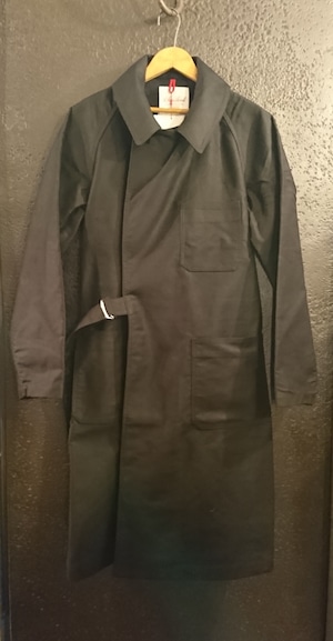 Le Sans Pareil BLACK MOLESKIN TRADITIONAL TIELOCKEN COAT