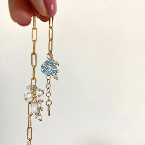 Sankayo  chain bracelet/sky blue
