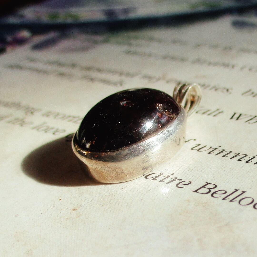 ★1月の誕生石★【Sv925】スターガーネット ペンダント ★星降る夜の守護者★＊希少石＊