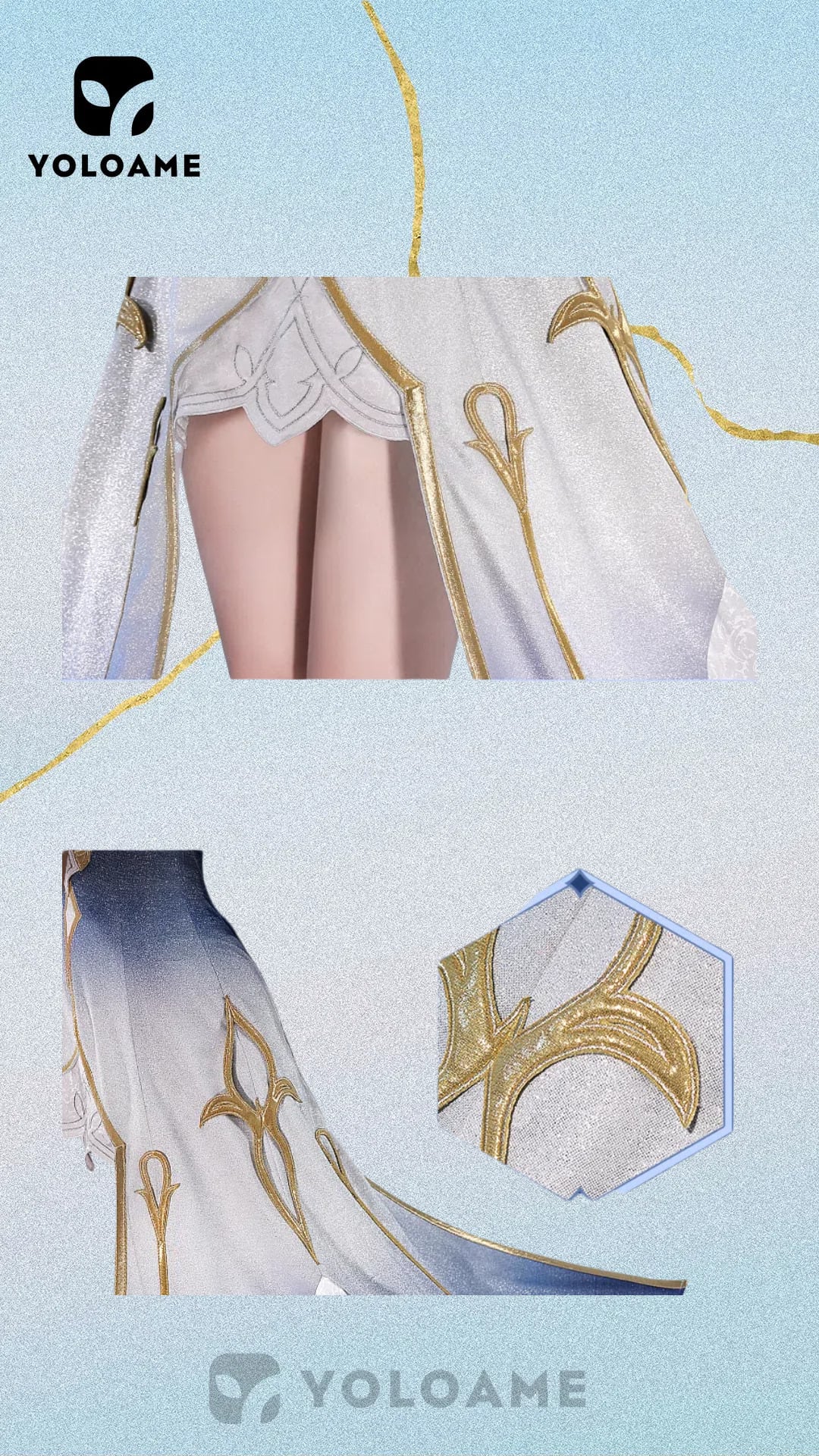 原神 フリーナ フォカロルス 水の神 コスプレ衣装【三分妄想 1
