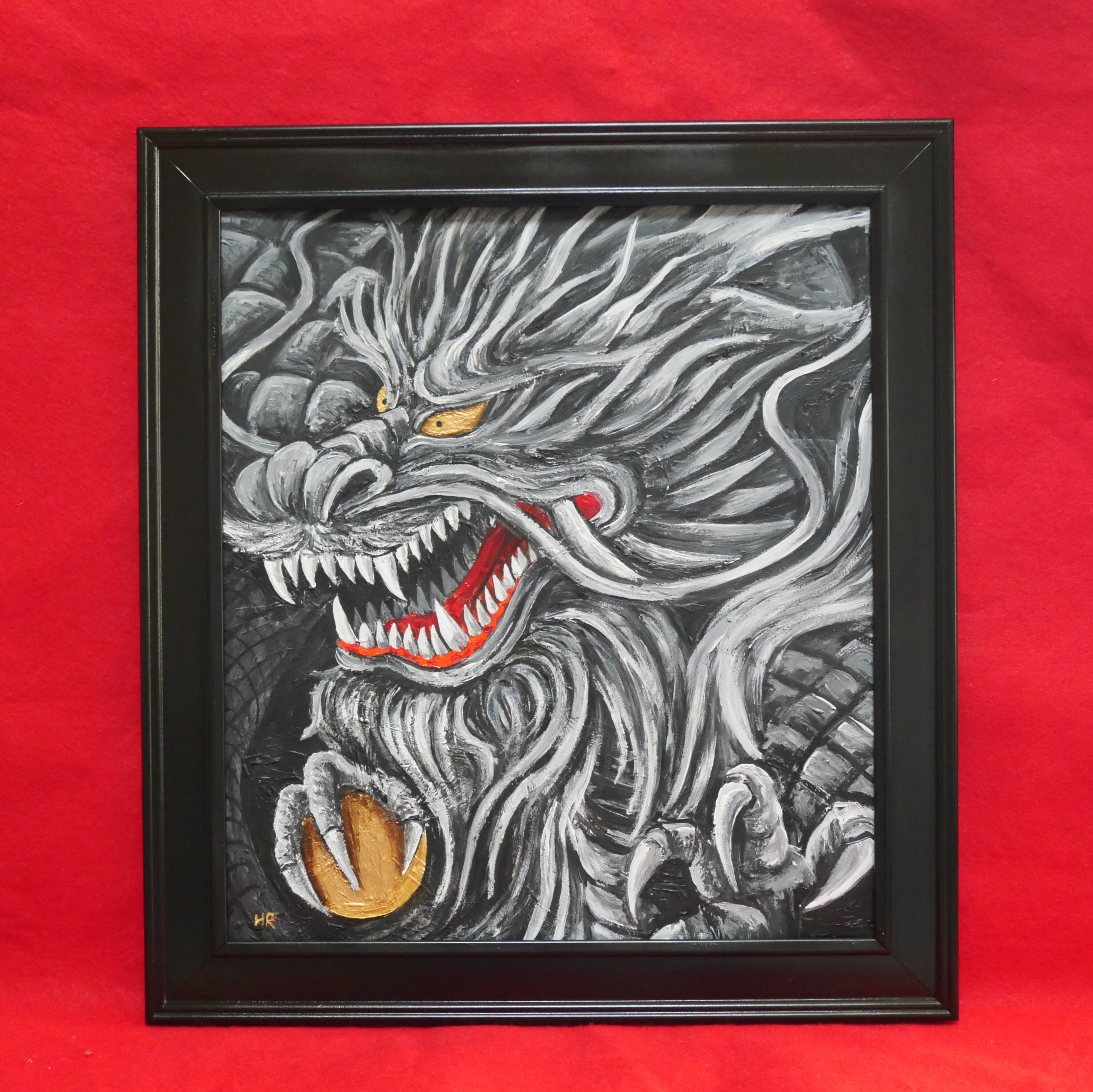 油絵 油彩 油彩画 絵 絵画【黒龍】 | HIROSHI1990 油絵 油彩 油彩画 絵 絵画【黒龍】 | HIROSHI1990