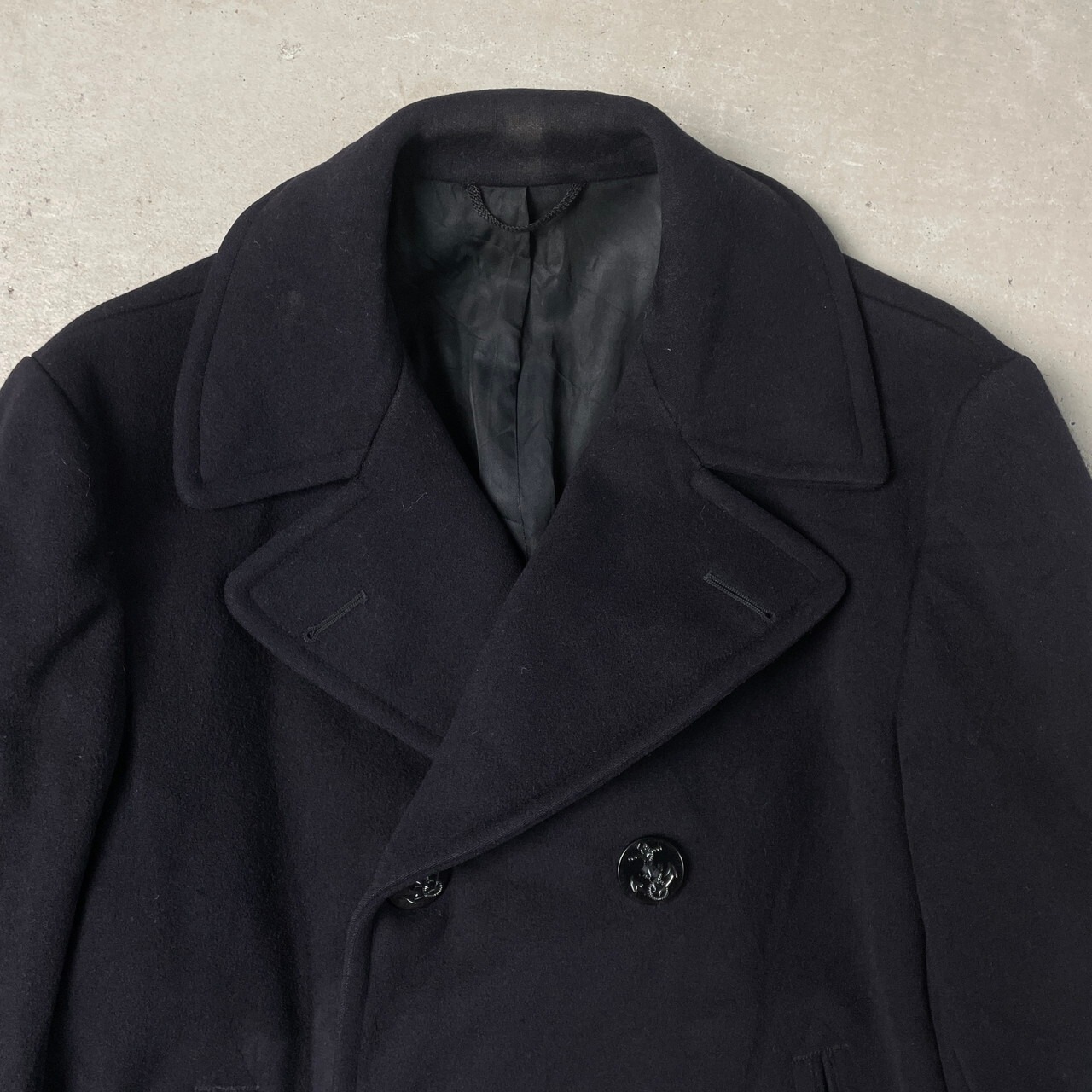 1970 米軍実物 ヴィンテージ NAVY Pコート 38R ピーコート 愛くるし N22