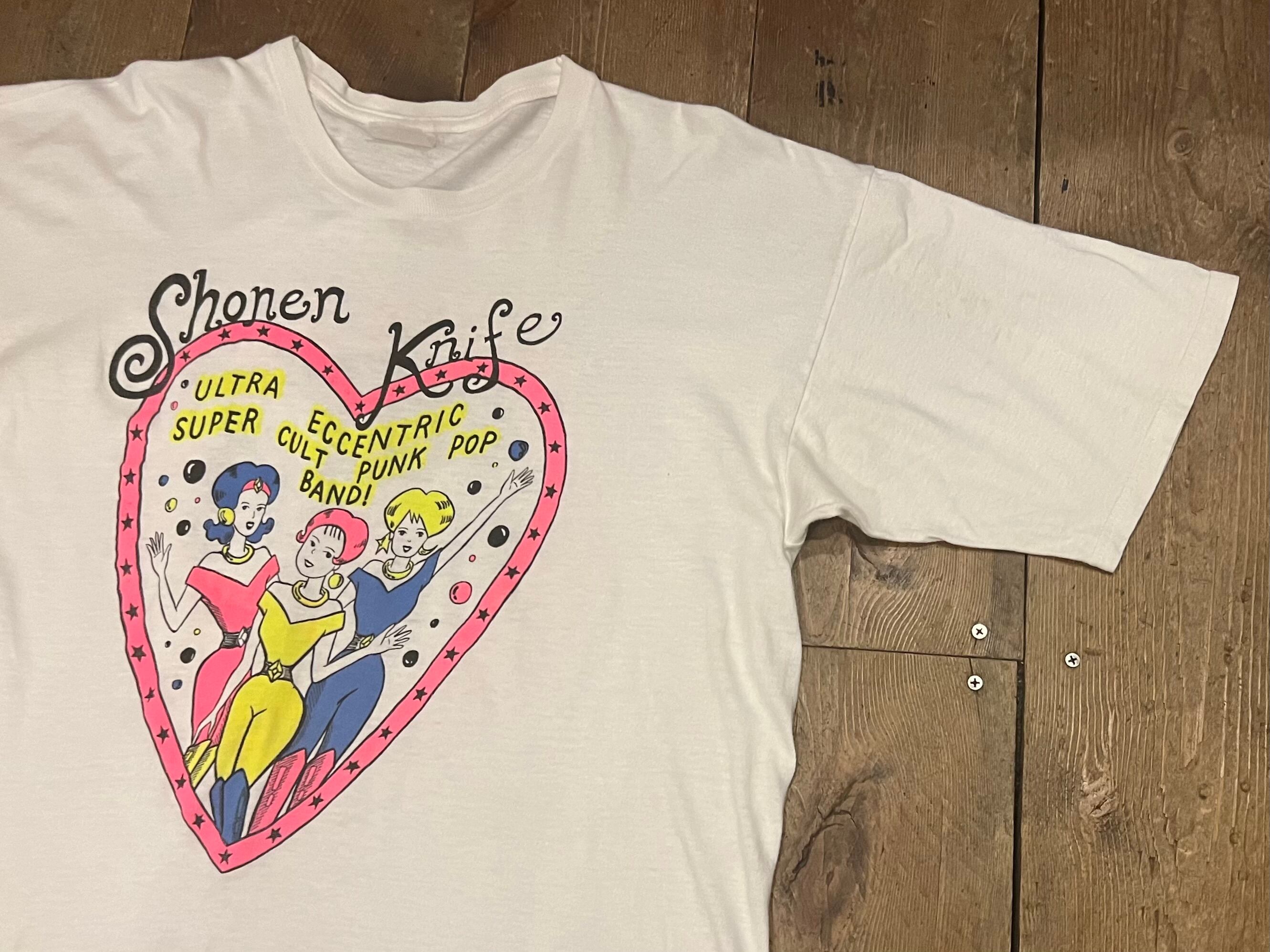 90sビンテージ 少年ナイフ バンドTシャツ SHONEN KNIFE