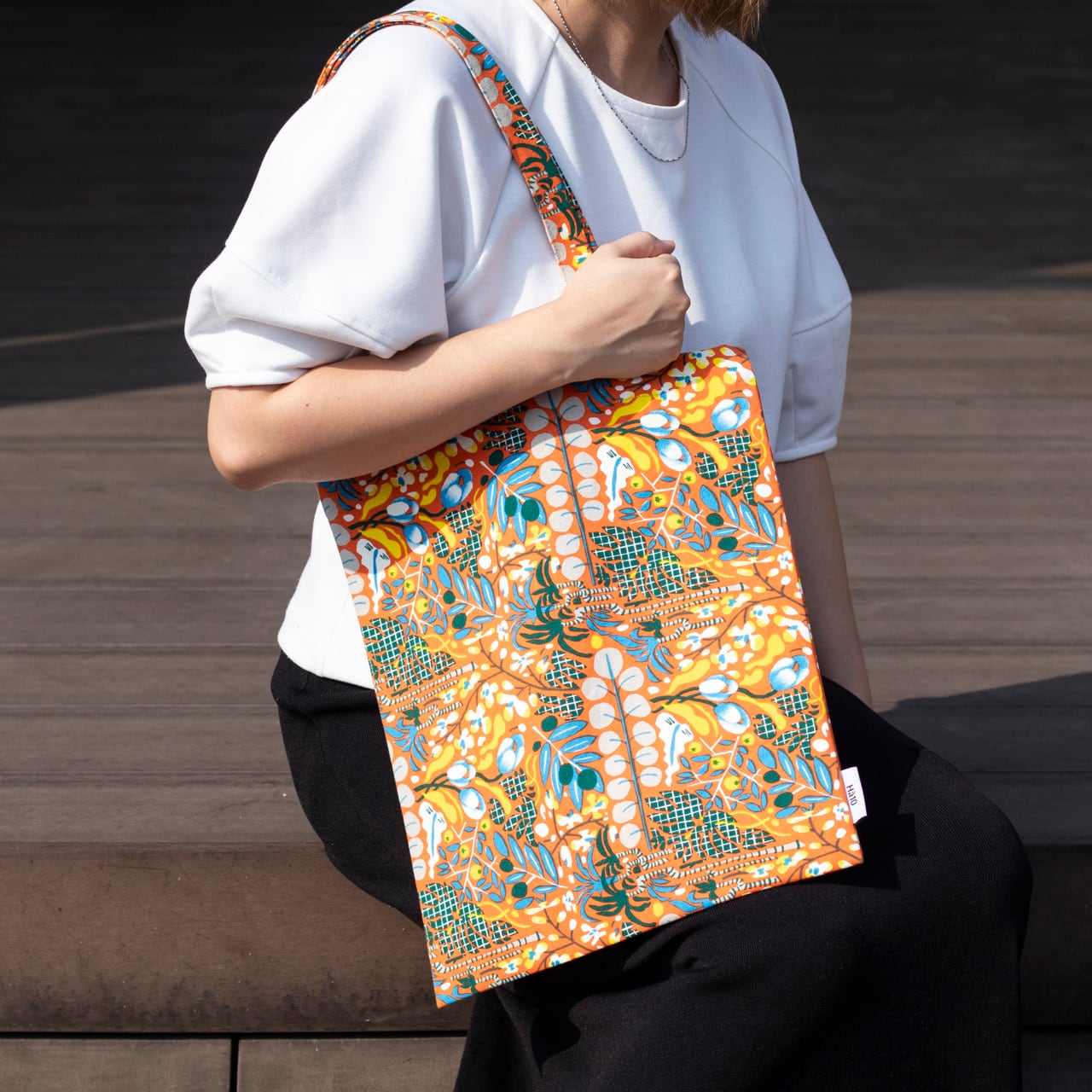 トートバッグ 【オレンジ】ブランド 日本製 ユニセックス 男女兼用 A4