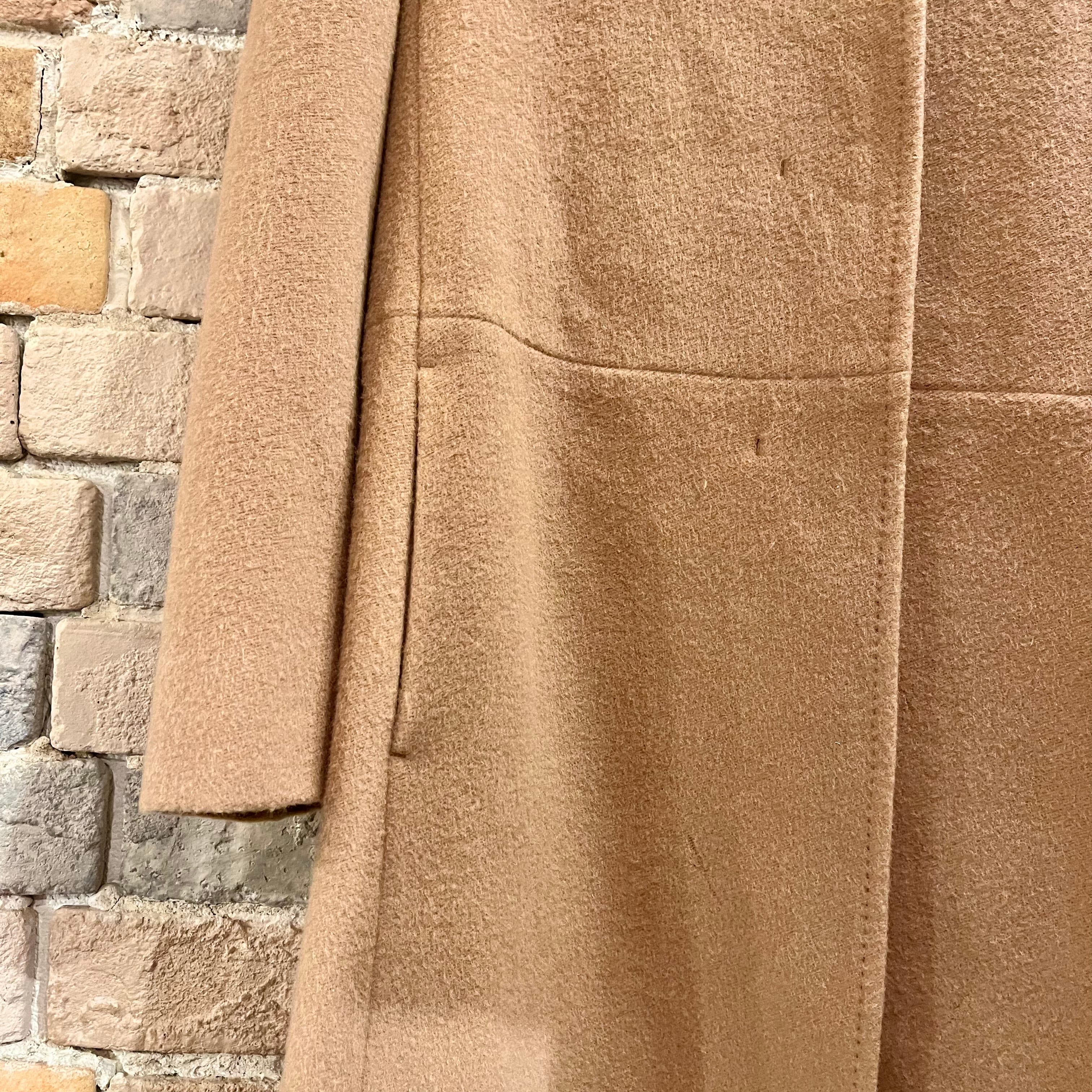 old england “wool single coat” size36 オールドイングランド レディースウールコート キャメルベージュ