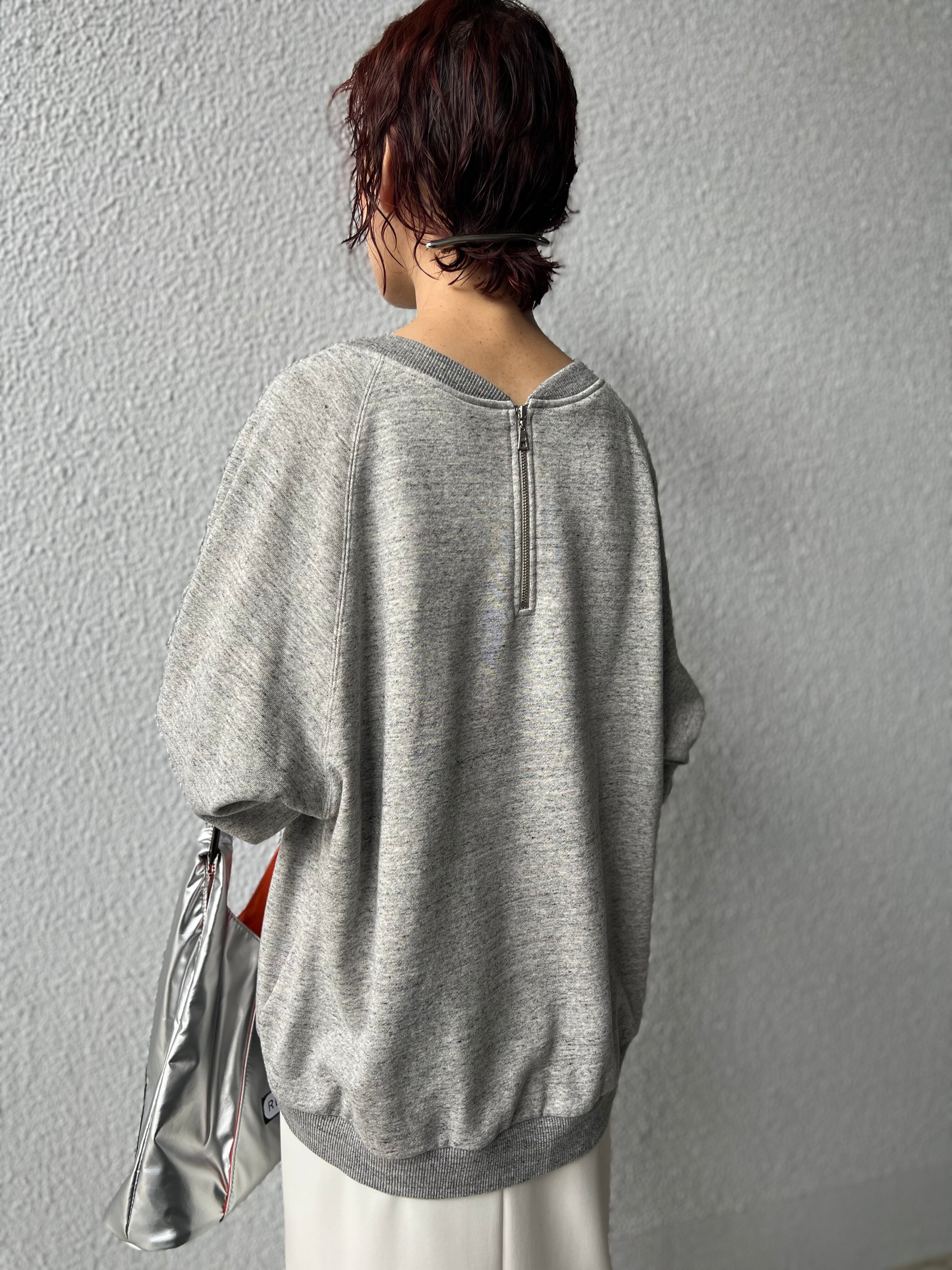 【cafune】バックZIP"CAFUNE"ロゴスウェット 535962