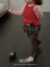韓国子供服 / CHIP / 26Autumn / リボンブーツカットパンツ / 秋服 *1~4*