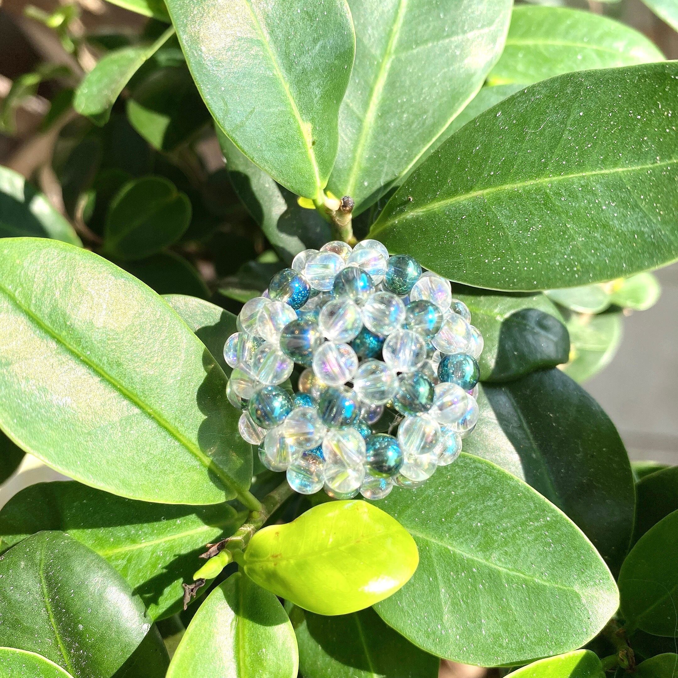 神聖幾何学フラーレンバッキーボール水晶ルチルインテリアオブジェ