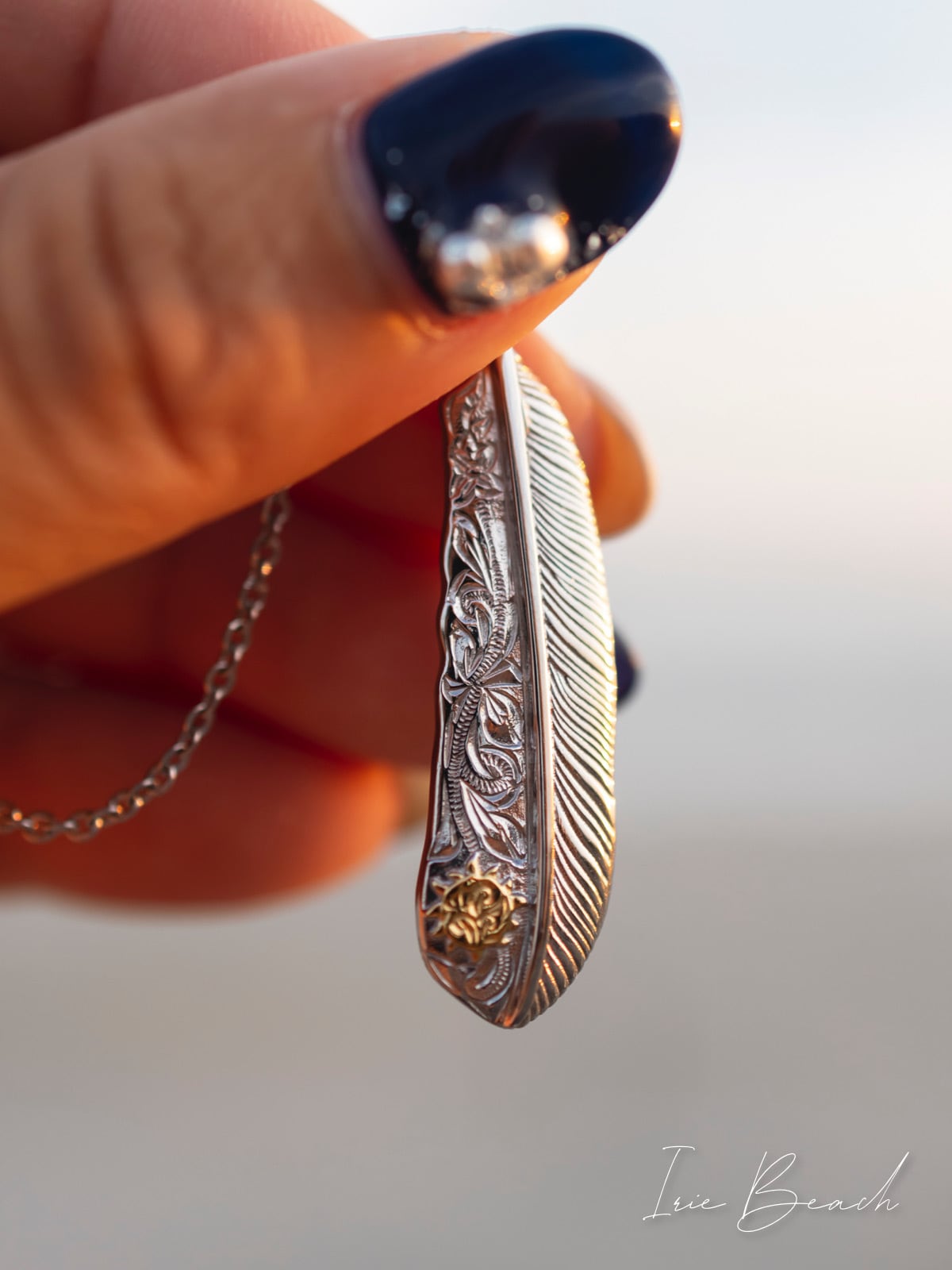 sun feather necklace | IRIEBEACH