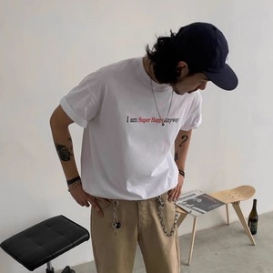 Slogan Short-Sleeved T-Shirt