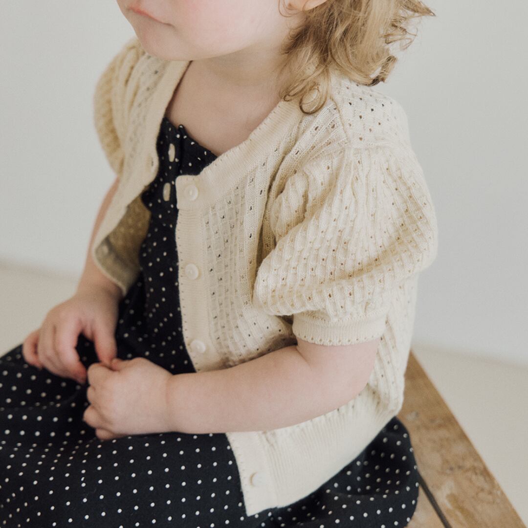 【即納】lia puff cardigan /inné