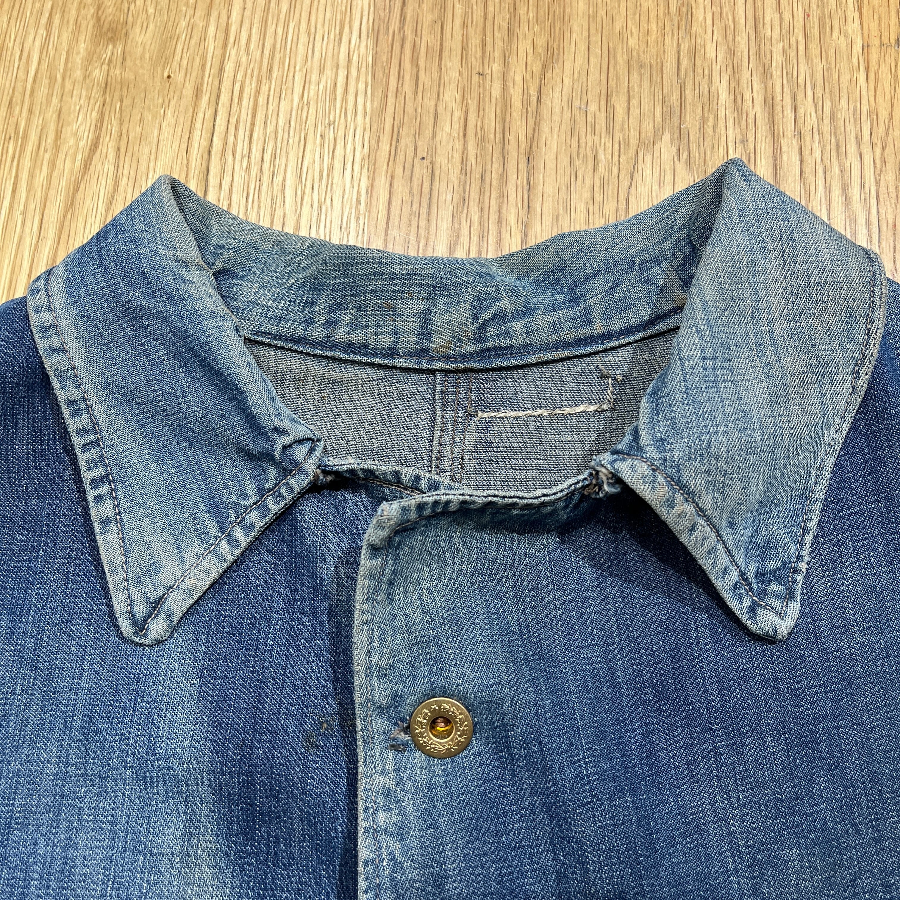 20s 3Pockets Denim Coverall 20年代 3ポケット デニム カバーオール