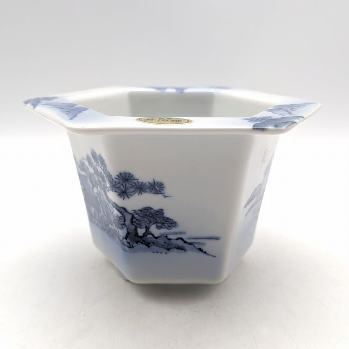 有田焼 植木鉢 Amazon co jp 植木鉢 プランター 有田焼 大型 陶器 6号 