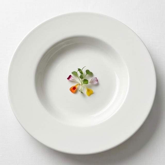 White plate
