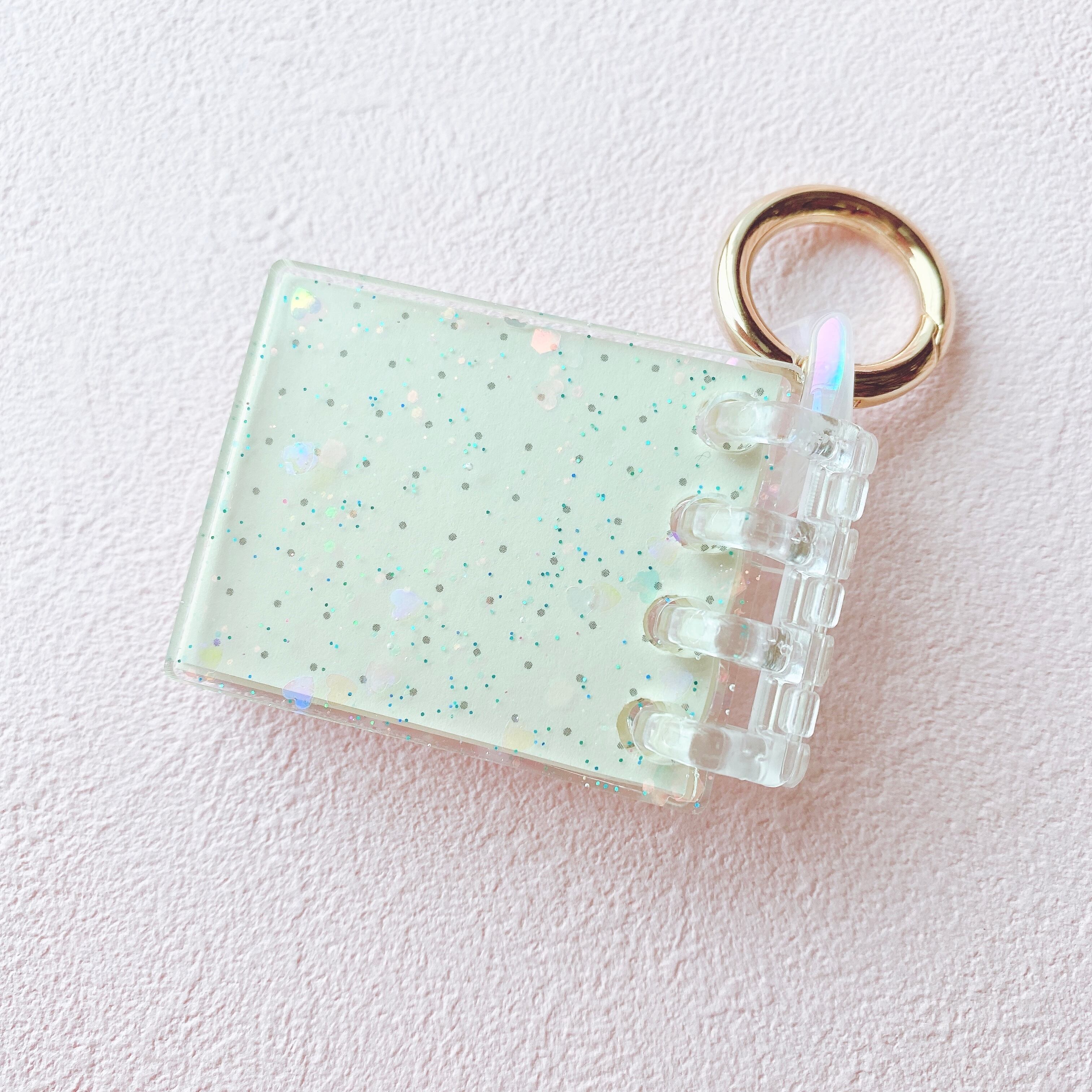 パープルミニノートバッグチャーム　(PPF02)