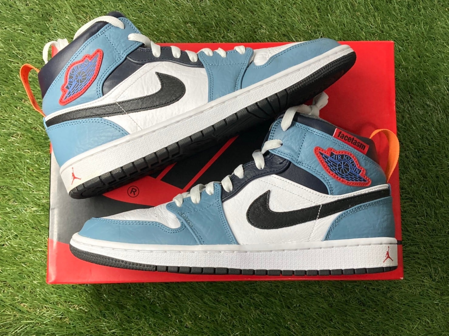 NIKE x FACETASM AIR JORDAN 1 MID SE FRLS APLA 28cm CU2802-100 ...