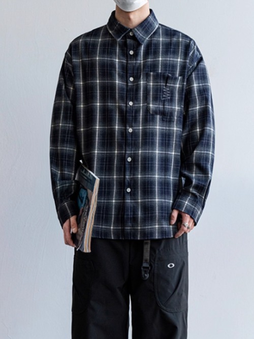 チェックシャツ　TB1381 画像