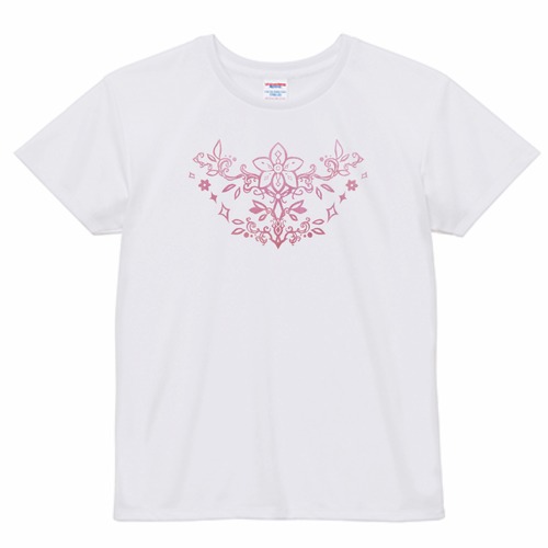 フラワーデザインドライTシャツ